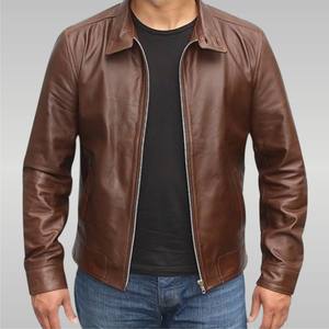 Wholesale Price Fashion Design <b>Genuine</b> Mens Leather Man Jackets - Product Image 1