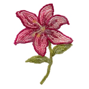 Motifs de fleurs roses mignon caractère personnalisé quotidien breloques étoile nouvelle tendance Style perles de rocaille cadeau chrétien religieux pour enfants - Product Image 1