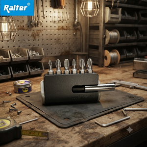 Juego de Destornilladores Multiusos Ralter DIY OEM, 7 Piezas, Puntas Phillips y Pozidriv Intercambiables, Diseño Compacto en Caja, Acabado Mate - Product Image 1