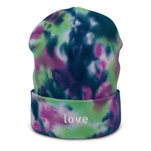 Bonnet d'hiver tricoté doublé soie, sublimé, tie-dye, avec logo personnalisé, jacquard, pour l'entraînement, couleur unie, respirant - Product Image 3