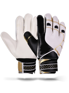 Football Goalkeeper Gloves Unisex Full Finger PU Leather Silicone Printing Non <b>Slip</b> Breathable Adjustable Wrist Strap Hook Loop - Product Image 3