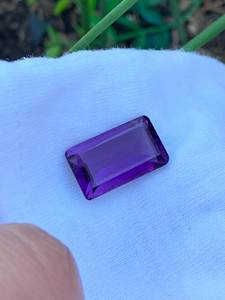 Pierre précieuse améthyste, pierre naturelle de couleur violet foncé, pierre brute pour la fabrication de bijoux, vente en gros - Product Image 5