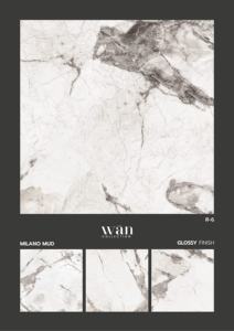 กระเบื้องพอร์ซเลนเงาสวยงาม ขนาด 600x600 มม. 60x60 ซม. 24x24 นิ้ว พื้นผิวเซรามิกขัดเงา ทนทาน เหมาะสำหรับปูพื้นและตกแต่งผนังภายในอย่างหรูหรา - Product Image 3