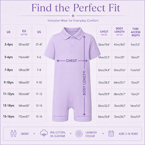 Combinaison adaptative Polo Zipper |   Vêtements sensoriels spéciaux pour enfants, vêtements inclusifs, coton extensible, fermeture éclair, doux et respirant - Product Image 4