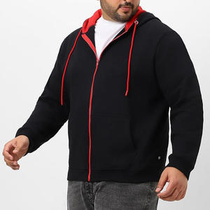 Sweat à capuche zippé pour homme de qualité supérieure, 100% coton, hiver, impression personnalisée OEM/ODM, MOQ, livraison rapide, service mondial - Product Image 1
