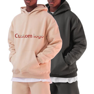 Sudaderas Personalizadas para Hombre, 100% Algodón, Gruesas, 500 Gramos, Estilo Vintage, Corte Regular, Diseño de Logotipo Personalizado, Características Ecológicas - Product Image 1