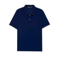 Polo pour homme de haute qualité 100% coton, doux, confortable, respirant, t-shirt uni pour un usage quotidien