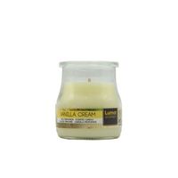 Vela de Parafina Aromática con Aroma a Crema de Vainilla Lumor, 120g, en Frasco de Vidrio, Aromaterapia, Decoración del Hogar, Dura de 20 a 40 Horas