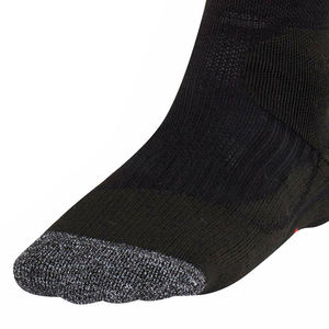 Chaussettes noires pour hommes de marque personnalisée, respirantes, écologiques, en coton tricoté, couleur unie, pour la course et le sport, épaisses, pour l'été, pour adultes - Product Image 2
