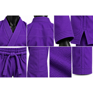 Kimono Clásico de BJJ, Uniforme de Jiu Jitsu Brasileño de Algodón Premium con Tela Transpirable para Entrenamiento Diario - Product Image 5