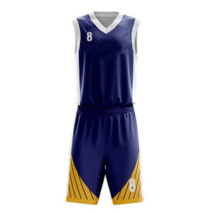 Ensemble de maillots de basketball personnalisés 2026 – Vente en gros, impression numérique vierge, logo, 100 % polyester, séchage rapide, sans manches, pour hommes - Product Image 5