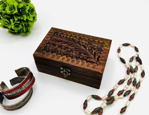 Premium Handmade Wooden Gift Box Luxury Mango Wood Keepsake <b>Storage</b> Box Custom Wooden Gift Box Home Decor Organizer - Product Image 5