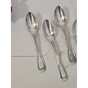 Juego de Cubiertos Metálicos Vintage con Acabado Mate, Aptos para Lavavajillas, para Bodas y Eventos, 5 Cucharas, 8 Tenedores - Product Image 5