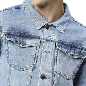 Ventes en gros de vestes en jean pour hommes de grande taille, de haute qualité, pour l'hiver, avec capuche en fourrure, respirantes, motif 3D, sur mesure, OEM - Product Image 6