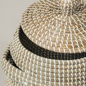 Decorative <b>Wicker</b> <b>Basket</b> for Living Room Handmade Storage Organizer Wholesale Supplier from Vietnam - Product Image 3