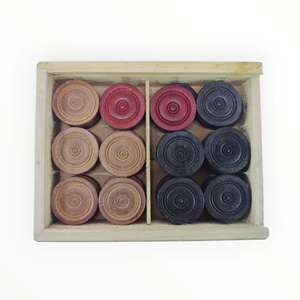 High Quality Different Color Coins 24-Piece Carrom <b>Table</b> <b>Game</b> Set Durable Eco-Friendly Wooden Family Educational Board <b>Game</b> - Product Image 6