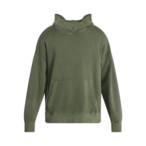 Sudadera con Capucha Extra Grande para Hombre, Otoño, Color Sólido, Felpa de Algodón, Informal, Transpirable, Estilo Otoñal - Product Image 1