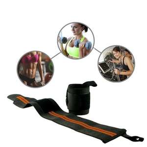 Best Price Neoprene Heavy Duty Lightweight Breathable Adjustable Wrist Wraps for <b>Weightlifting</b> Workout Custom Logo Design - Product Image 3