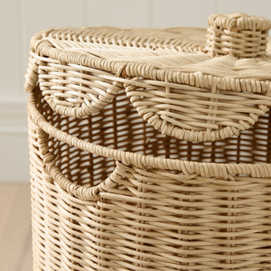 Panier de rangement rond en rotin pour chambre d'enfant, multi-usages, pour articles ménagers divers, vente en gros - Product Image 4