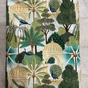 Tela de Algodón Cambray Orgánica con Estampado Tradicional Jaipuri 60x60, Ligera, Estampada a Mano, para Vestidos, Bolsos, Cortinas, Niños - Product Image 1