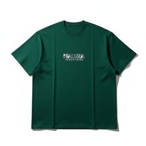 <b>Men</b> Luxury <b>Long</b> Knitted Oversized <b>T</b>-<b>shirt</b> Custom Logo Printing Heavyweight Polyester Vintage Wash Boxy Fit Tee <b>Shirt</b> - Product Image 1