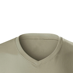 Custom <b>V</b>-<b>Neck</b> <b>T</b> <b>Shirt</b> Cotton <b>T</b> <b>Shirt</b> <b>Men</b> Plain <b>T</b> <b>Shirt</b> Short Sleeve <b>T</b> <b>Shirt</b> Casual Streetwear <b>T</b> <b>Shirt</b> OEM Manufacturer - Product Image 4