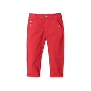 <span class=keywords><strong>Pantalon</strong></span> <span class=keywords><strong>Chino</strong></span> Kaki Sergé de Coton Personnalisé pour Bébé Garçon, Coupe Droite et Respirant, Écologique, Séchage Rapide, Extensible, Coupe Classique avec Taille Élastique - Product Image 3