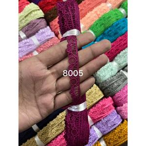 ผ้าลูกไม้ฝ้ายสีพื้นคุณภาพพรีเมียม กันน้ำ ลายดอกไม้ สำหรับตกแต่งชุดเจ้าสาว ชุดราตรี และผ้าส่าหรี - Product Image 4