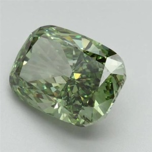 Diamante Verde Sintético Cultivado en Laboratorio, Corte Cojín Alargado, de 1.00 CT a 5.00 CT, Certificado, Claridad VVS VS - Product Image 6
