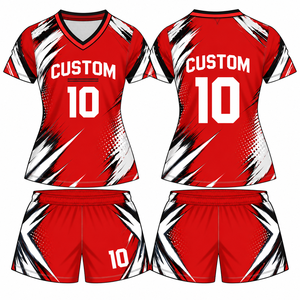Customization Slim Fit Soccer Wear Full Set Digital Printing Football Jersey Wholesale Sublimation Soccer <b>Kits</b> with Uniforms - Product Image 1