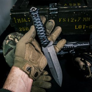Drop Point Kitchen Cooking Knife Damascus <b>Steel</b> Blade Wood Handle Straight Edge Industrial Grade <b>Quick</b>-Change Blade Dual Blades - Product Image 3