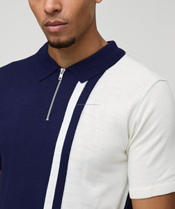 Camisa de Algodón Azul para Hombre, con Logotipo Frontal, Cuello Camisero, Estampado Personalizado, Manga Corta, Corte Regular, Transpirable, Ecológica, de Secado Rápido - Product Image 6