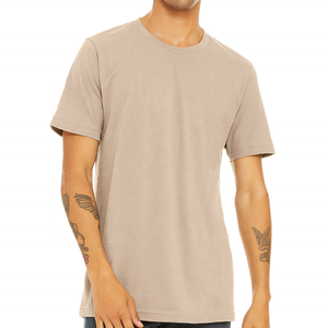 Camiseta Unisex de algodón 100% de alta calidad, ajuste Regular, impresión personalizada, estilo informal inteligente, Jersey liso en blanco, respetuoso con el medio ambiente para hombres - Product Image 1
