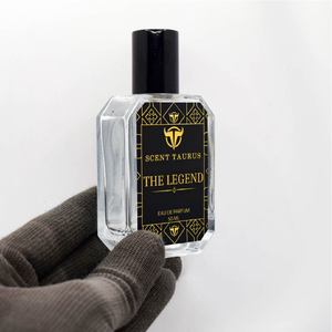 Premium High Custom Embossed Gold Foil <b>Labels</b> for Perfume Shampoo Bottles | Durable Waterproof Matte UV Printed Strong - Product Image 1