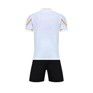 Maillots de football imprimés à manches courtes en polyester respirant à séchage rapide et extensible pour adultes unisexes, service OEM en gros - Product Image 2