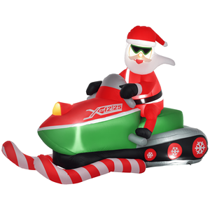 Decorazioni Natalizie da Esterno 7ft, Babbo Natale su Motoslitta con Luci LED, Tipo di Prodotto: Cappotti da Donna - Product Image 1