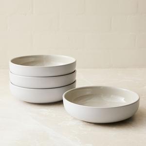 Ensemble de bols à pâtes en céramique élégants, design moderne et minimaliste, empilables, gain de place, parfaits pour une expérience culinaire contemporaine - Product Image 1