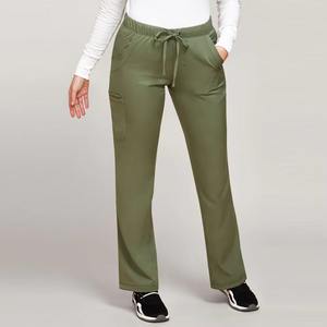 Ensemble d'uniformes médicaux en coton tricoté pour femmes, infirmières et personnel hospitalier, avec logo personnalisé, de haute qualité et confortables - Product Image 3