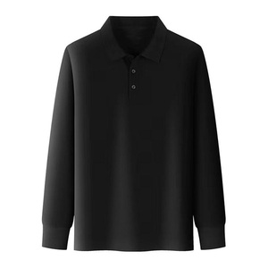 เสื้อโปโลชายแขนยาวปักลาย เสื้อโปโลแขนยาวสำหรับเล่นกอล์ฟและกีฬาฤดูใบไม้ผลิ - Product Image 2