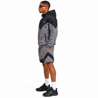 Chaquetas cortavientos de moda para hombre, impermeables, suaves, cortavientos, para lluvia, para exteriores, al por mayor, con cremallera.