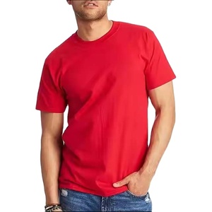 Wholesale High Quality Men's <b>Plain</b> T Shirts <b>White</b> Tee Shirt Custom Puff Printing Mens <b>Tshirts</b> Blanks Oversized T-shirts - Product Image 1