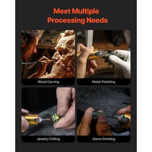 เครื่องเจียรไฟฟ้าแบบยืดหยุ่น 1200W 30,000 รอบต่อนาที พร้อมชุดอุปกรณ์ 31 ชิ้น เครื่องเจียรอเนกประสงค์แบบแขวน สำหรับงานแกะสลัก - Product Image 6
