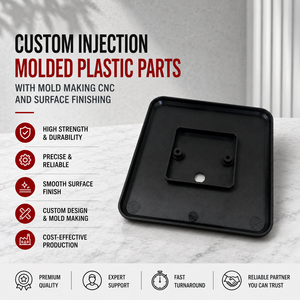 Custom Injection Molded <b>Plastic</b> Parts with Mold Making CNC and Surface Finishing - Product Image 3
