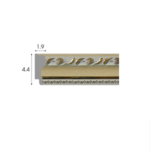 Classical Style Picture <b>Frame</b> Moulding PS Polystyrene Ornate Gold Floral OEM Custom Factory Wholesale - Product Image 3