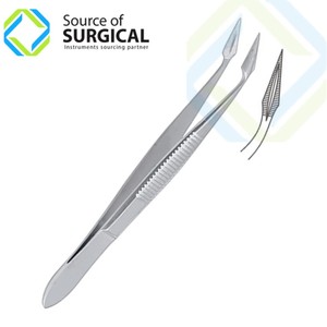 แหนบผ่าตัด Hunter Splinter Tweezers CVD สแตนเลสสตีล  ใช้แรงมือ  สำหรับการผ่าตัด  มาตรฐาน ISO 13485 - Product Image 2