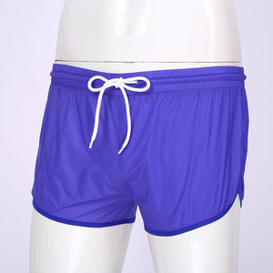 Shorts en mesh pour hommes, style tendance, vêtements de sport pour hommes, shorts en mesh de couleur unie pour hommes, à prix raisonnable - Product Image 4