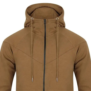 Wholesale Price Mens Custom Tracksuit Set Cotton Fleece Hoodie And Jogger <b>Pants</b> Full Zipper Casual Sportswear For Men - Product Image 3