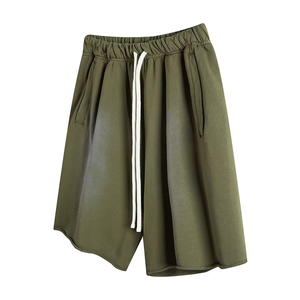 Shorts de Felpa Francesa con Lavado Ácido Personalizados para Mujer, Shorts de Algodón Grueso, Estilo Urbano, Talla Grande, Fabricante Mayorista OEM ODM - Product Image 6
