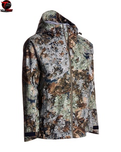 Veste de chasse TriPro Sports Premium imperméable en polyester, style Softshell, pour activités de plein air, avec capuche intégrée, fermeture éclair intégrale, ajustable - Product Image 2