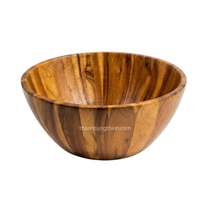 Bol en bois naturel de haute qualité, plusieurs tailles, motifs variés, lavage à la main uniquement, écologique, antibactérien, fabriqué au Vietnam - Product Image 4